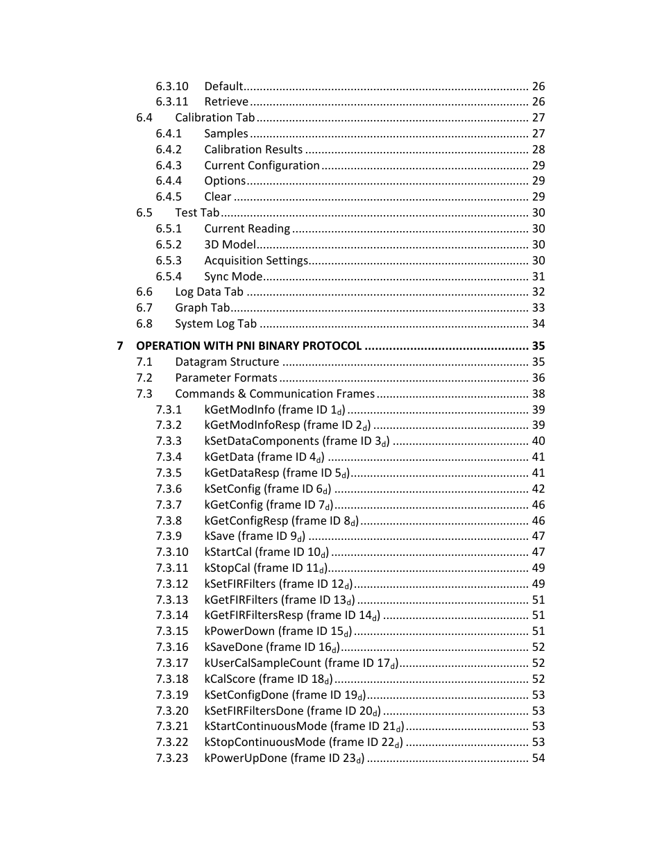 PNI SeaTRAX User Manual | Page 3 / 77