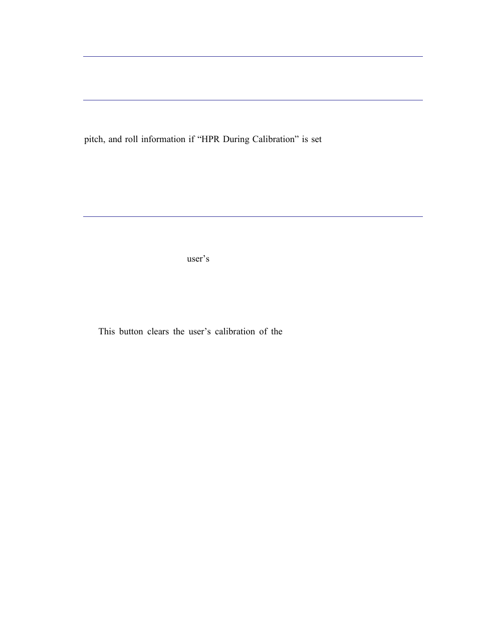 Current configuration, Options, Clear | PNI SeaTRAX User Manual | Page 34 / 77