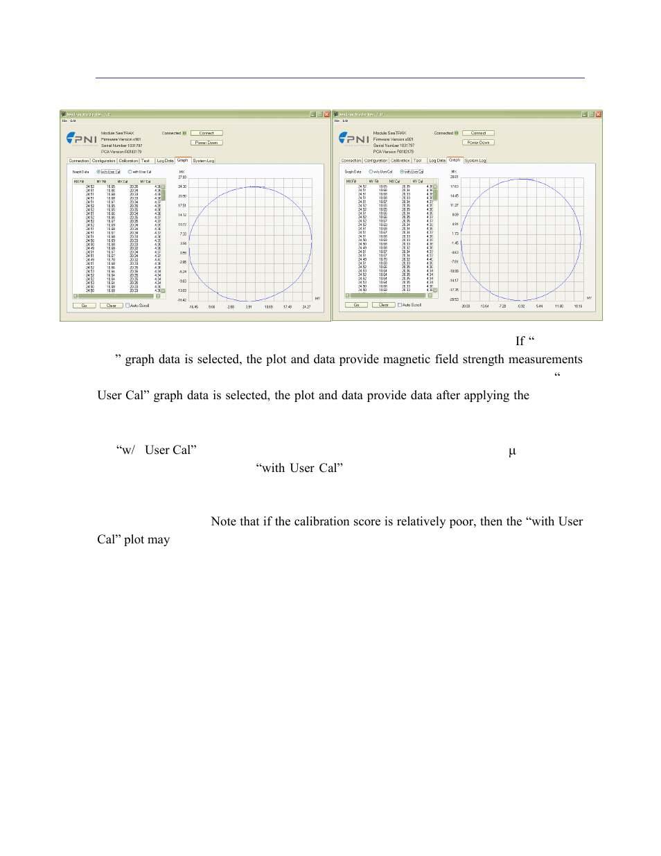 Graph tab, 7 graph tab | PNI SeaTRAX User Manual | Page 38 / 77