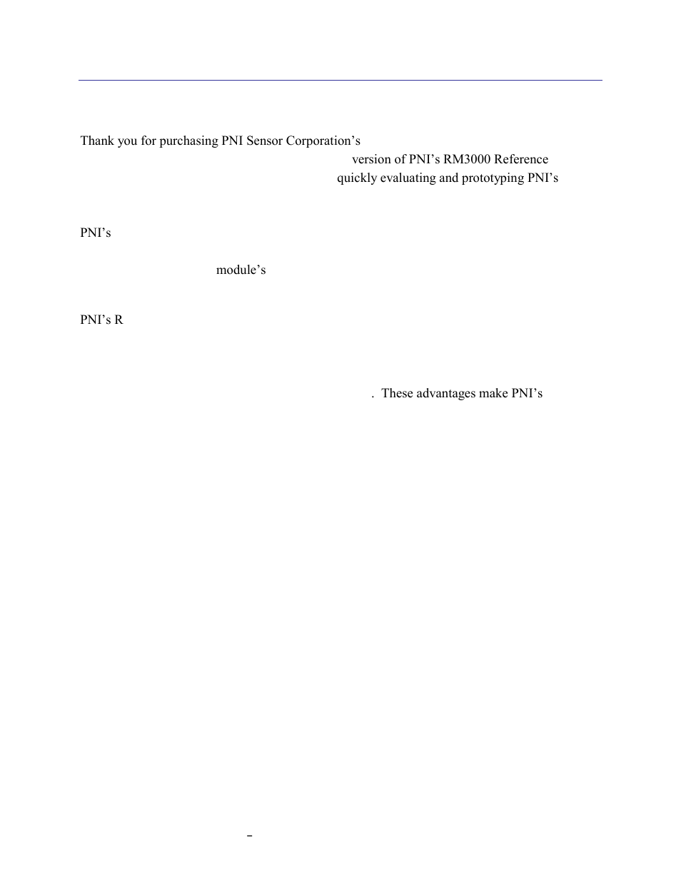 Introduction, 2 introduction | PNI RM3000 Evaluation Board User Manual | Page 4 / 19