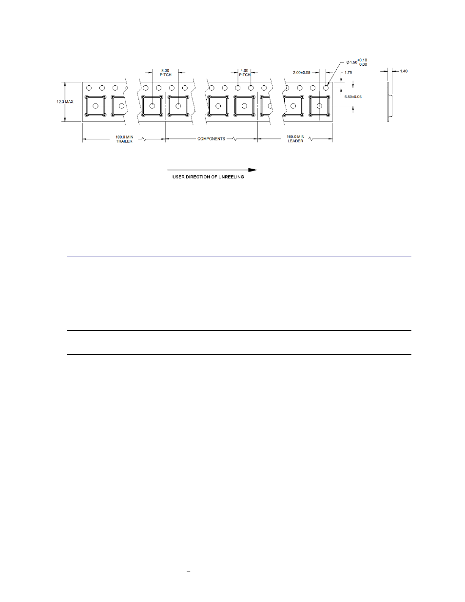 Soldering, Figure 3-17: 3d magic tape dimensions, 6 soldering | PNI RM3000 Sensor Suites User Manual | Page 18 / 41