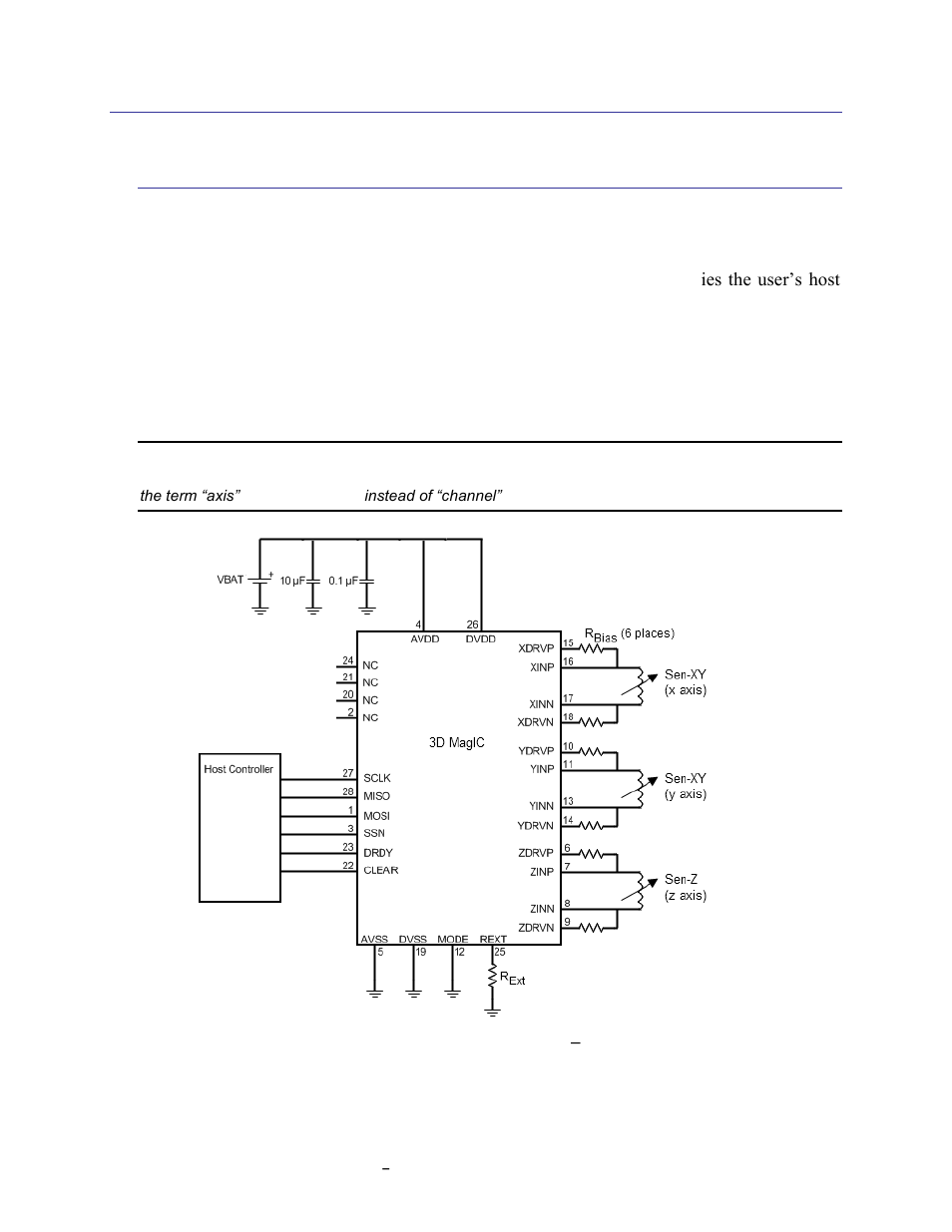 Geomagnetic sensor suite overview & set-up, Overview, Figure 4-1: rm3000 reference schematic | Standard mode, N figure 4-1, 4 geomagnetic sensor suite overview & set-up, 1 overview | PNI RM3000 Sensor Suites User Manual | Page 20 / 41