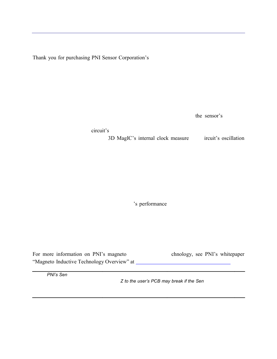 Introduction, 2 introduction | PNI RM3000 Sensor Suites User Manual | Page 5 / 41