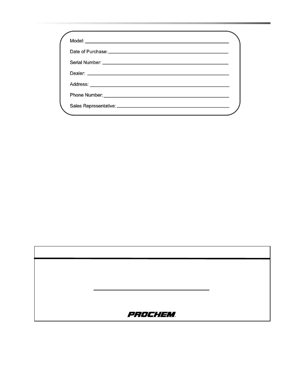 Warranty registration | Prochem Everest 408-650, LP-HP User Manual | Page 3 / 164