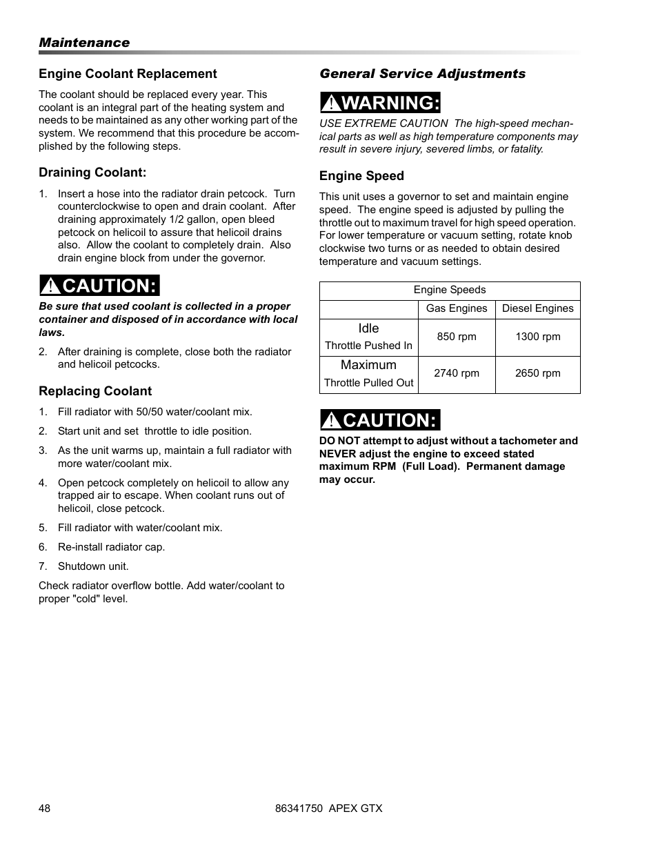 Prochem Apex GTX User Manual | Page 50 / 166