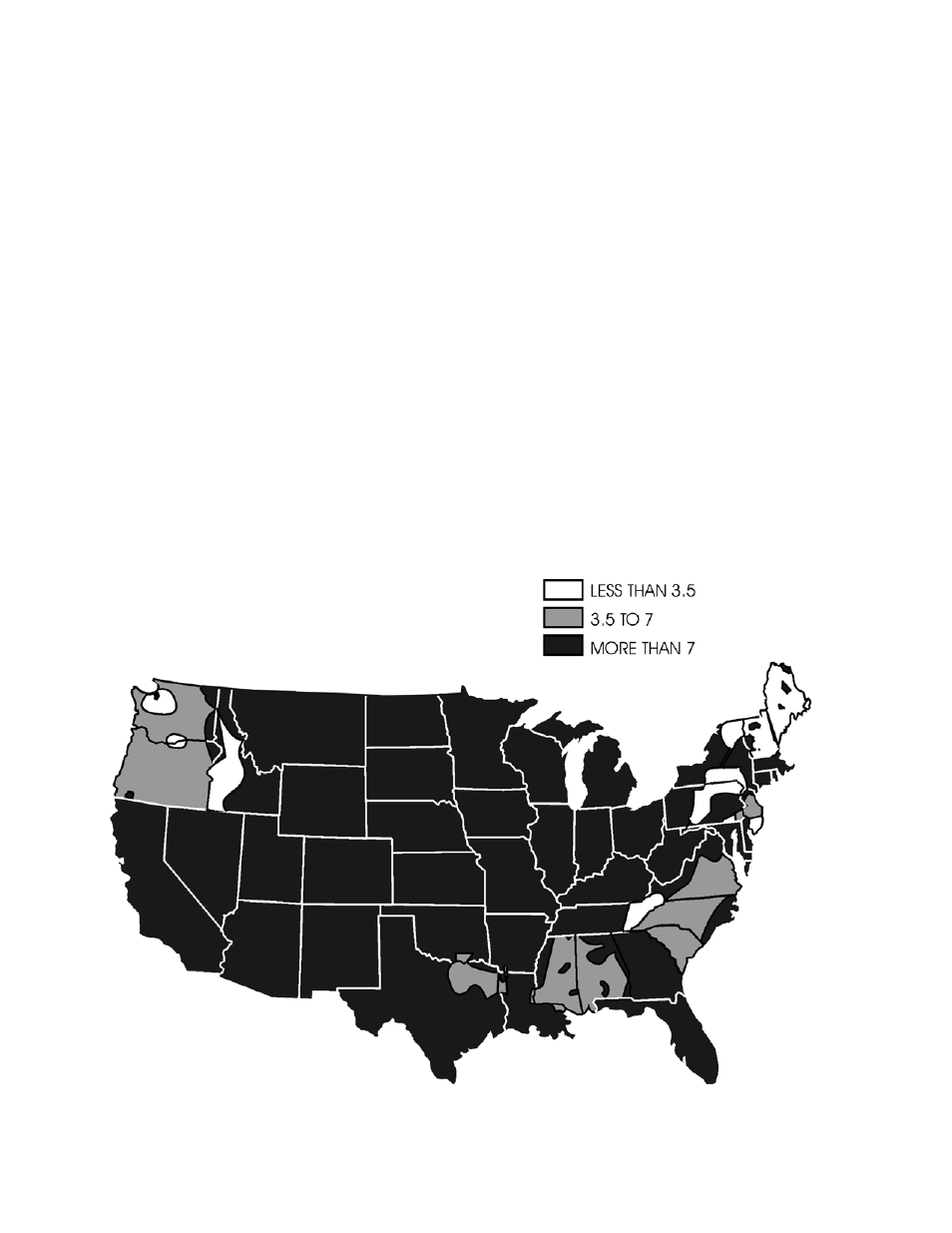 86037630 pgs 3-3 and 3-4, Operation - gas, Hard water map | Prochem Apex User Manual | Page 15 / 166