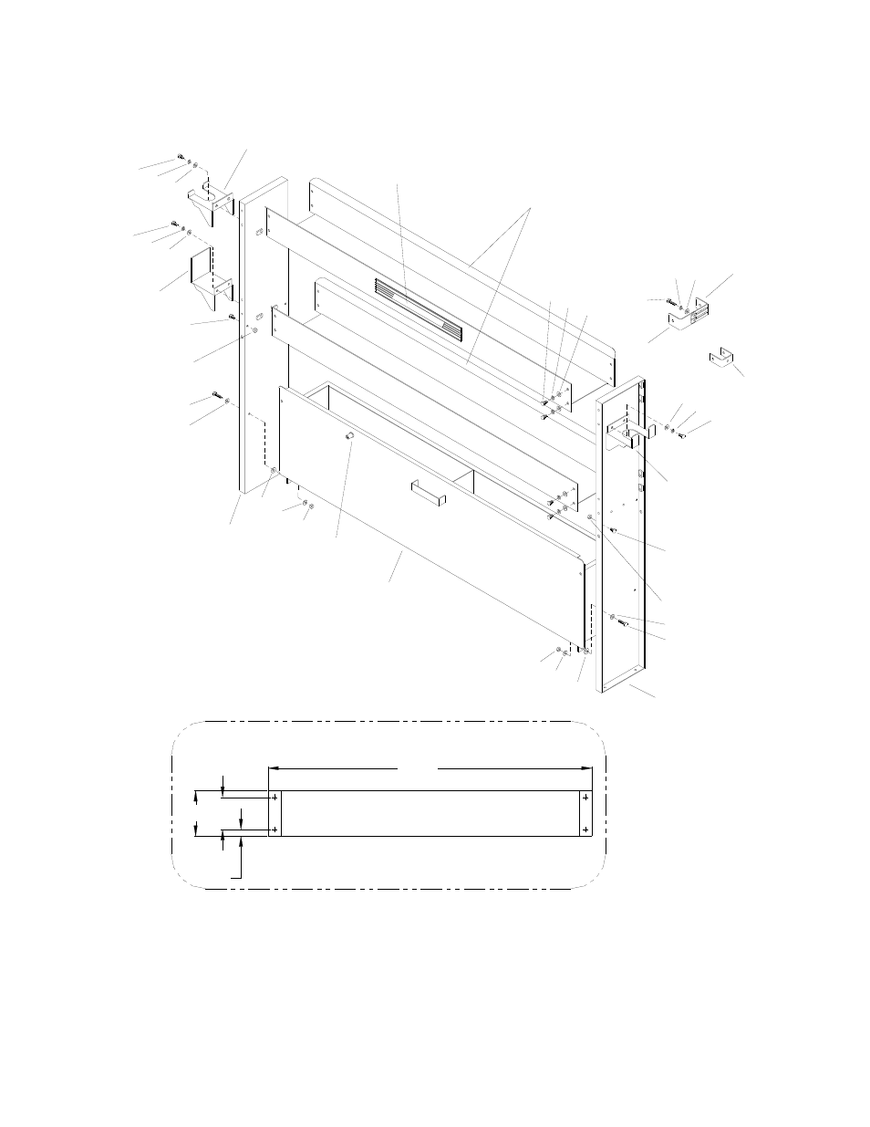 Shelf assembly-optional | Prochem Apex User Manual | Page 152 / 166