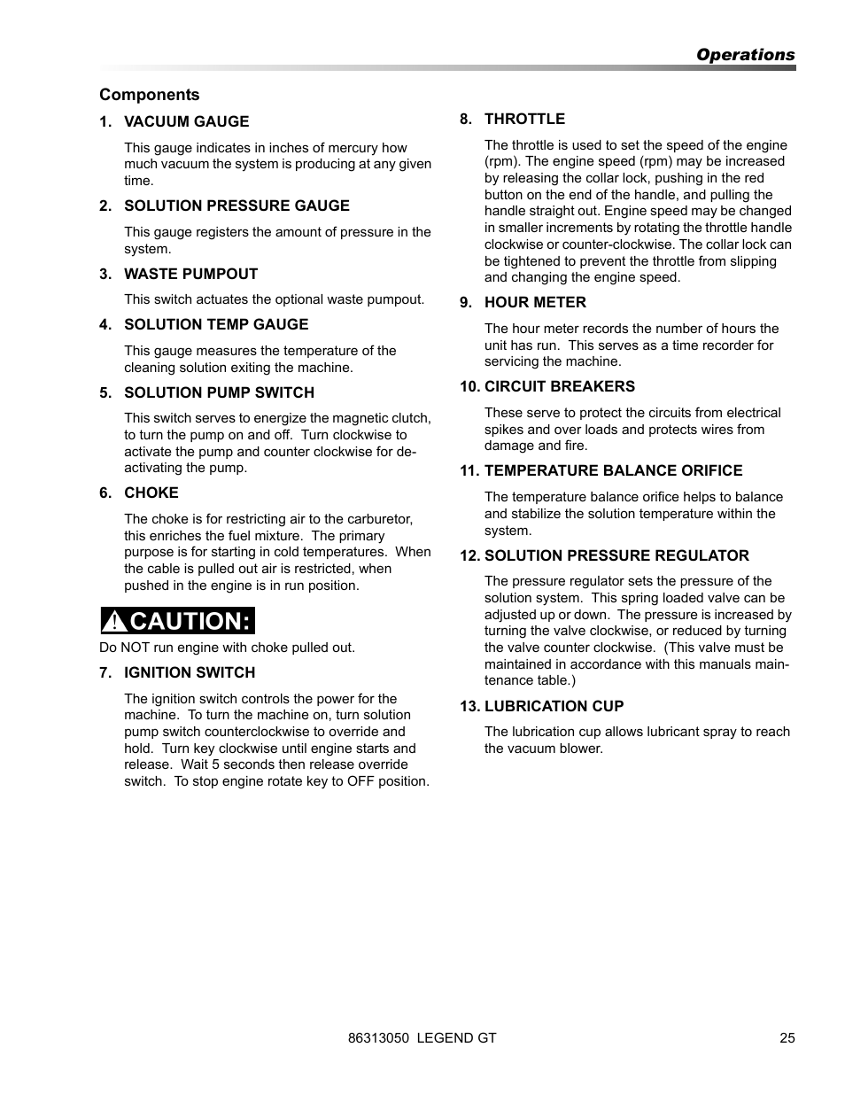 Prochem Legend GT User Manual | Page 27 / 134