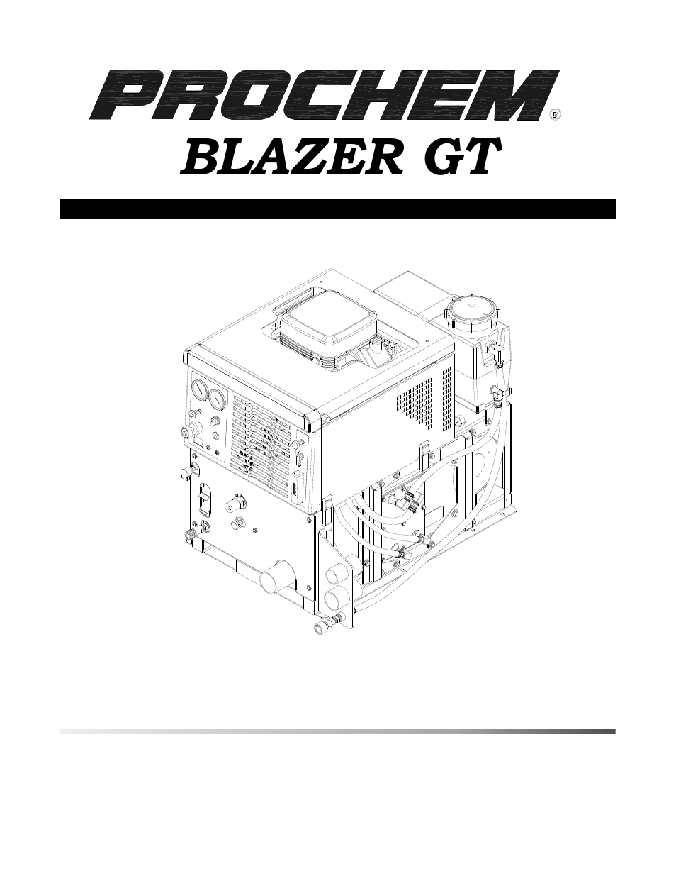 Prochem Blazer GT User Manual | 132 pages