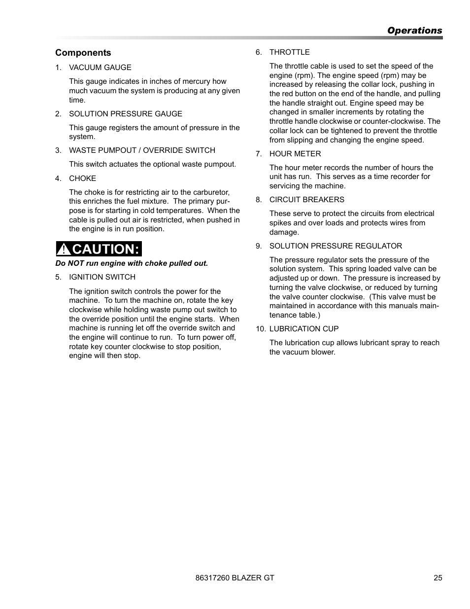 Prochem Blazer GT User Manual | Page 27 / 132