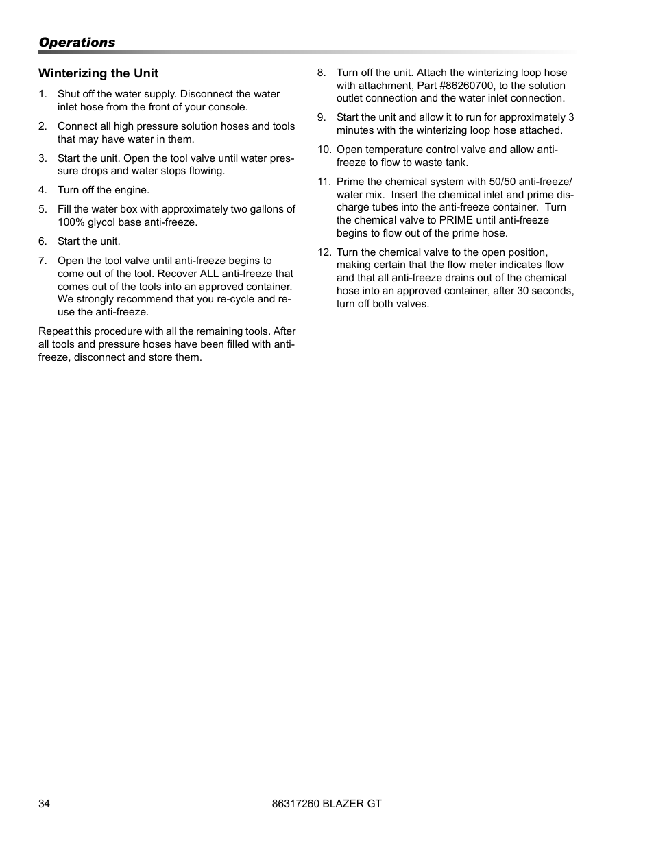 Prochem Blazer GT User Manual | Page 36 / 132
