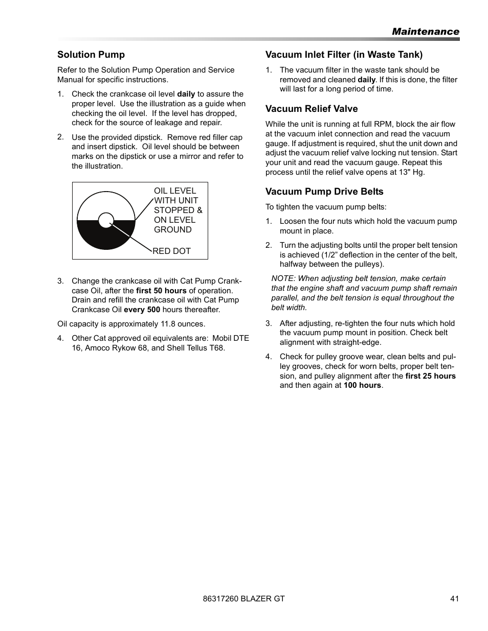 Prochem Blazer GT User Manual | Page 43 / 132