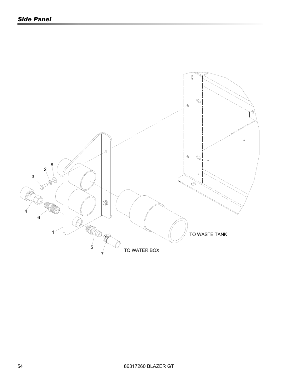 Side panel | Prochem Blazer GT User Manual | Page 56 / 132
