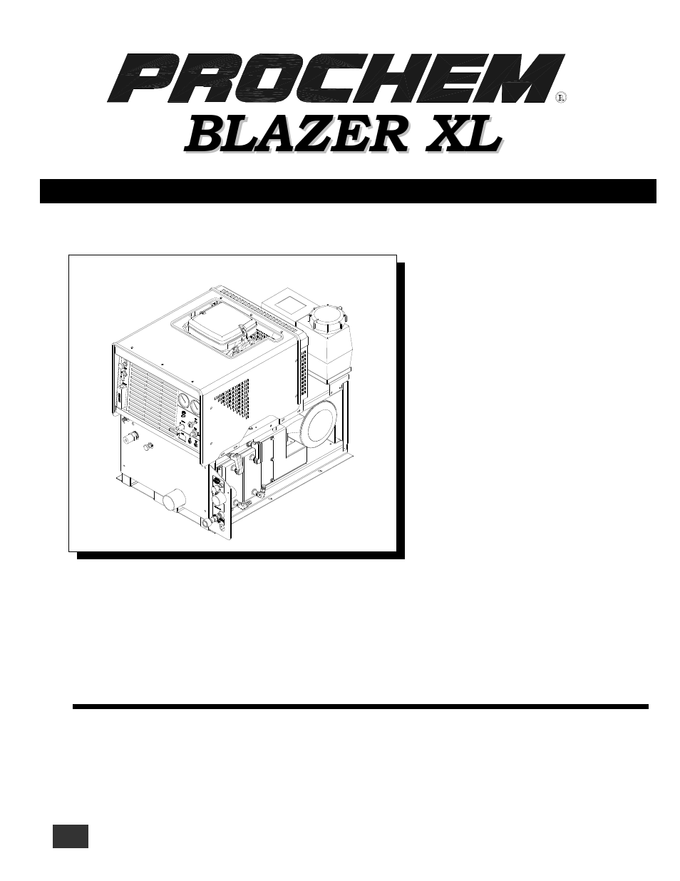 Prochem Blazer XL User Manual | 93 pages