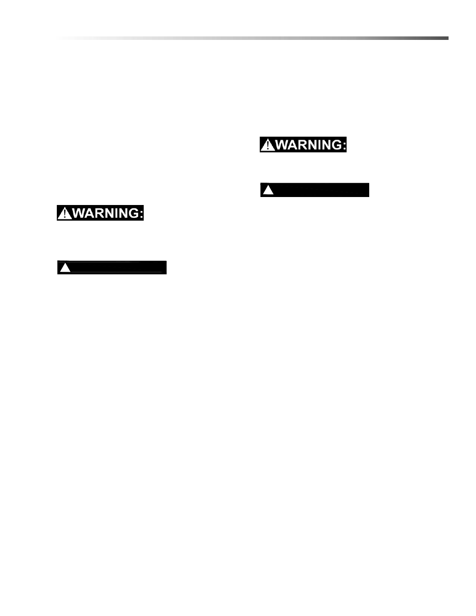 Avertissement | Prochem Triad Air Mover User Manual | Page 13 / 30