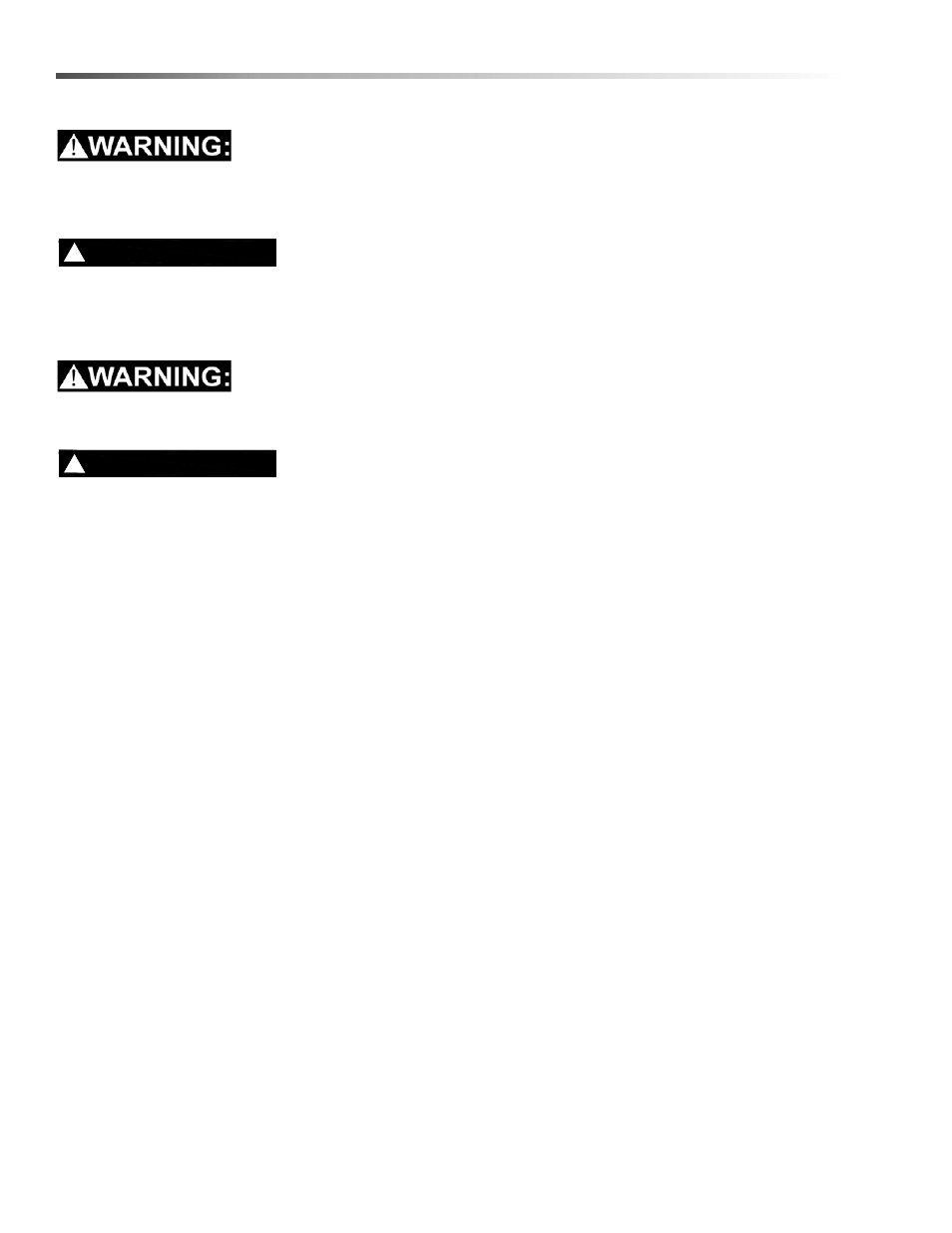 Avertissement | Prochem Triad Air Mover User Manual | Page 16 / 30