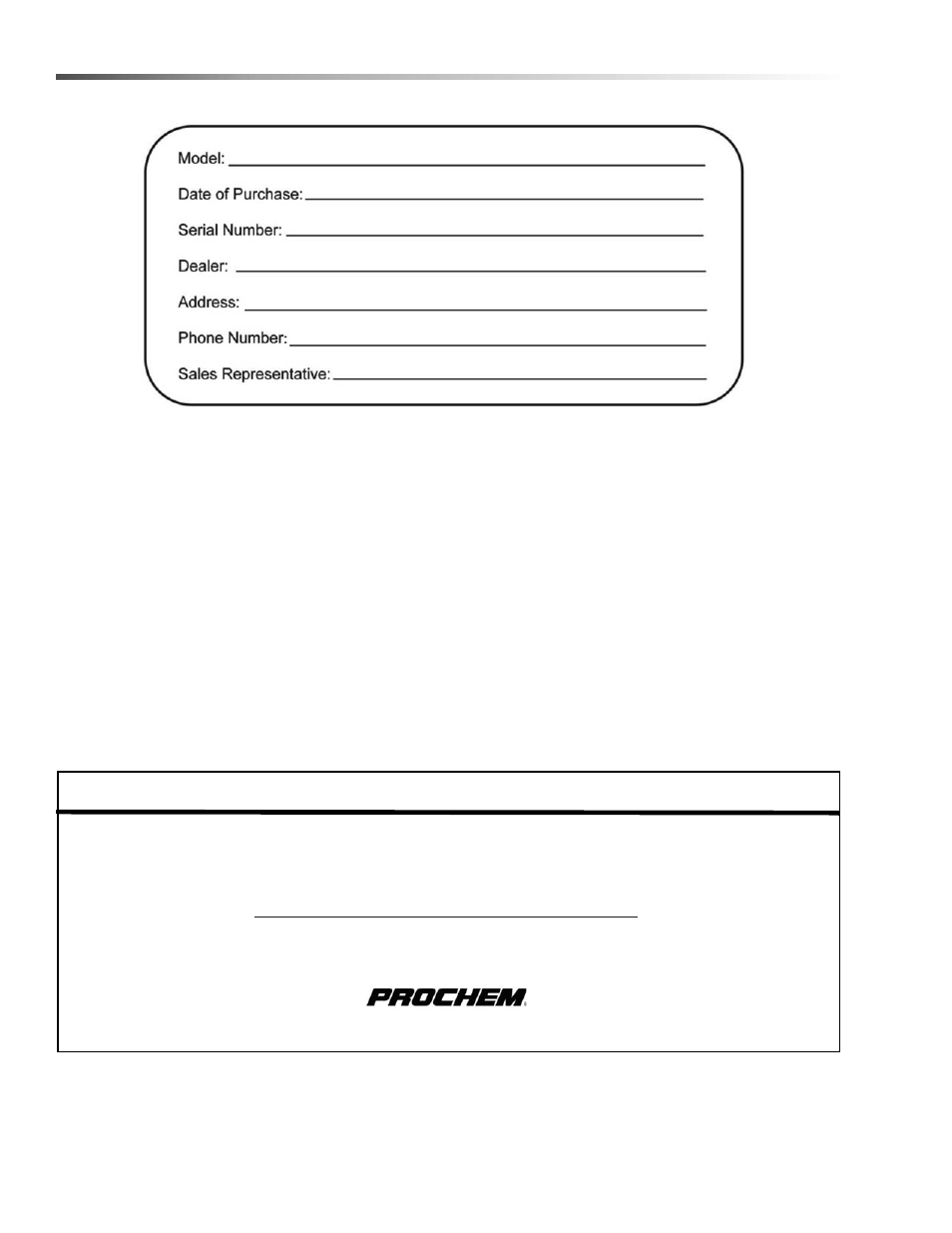 Warranty registration | Prochem Triad Air Mover User Manual | Page 2 / 30