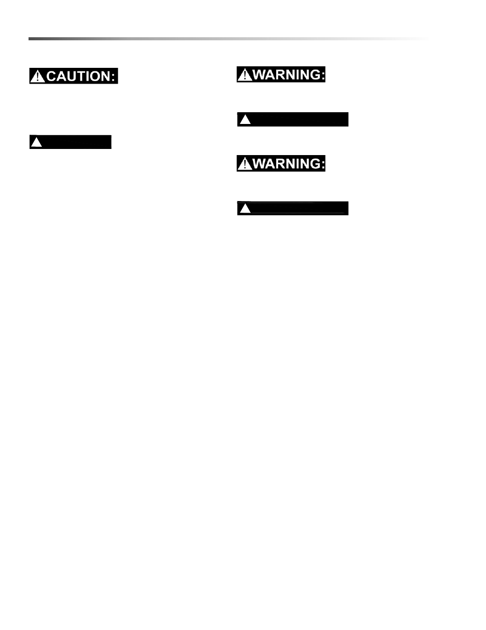 Attention, Avertissement | Prochem Trident Dehumidifier User Manual | Page 14 / 41