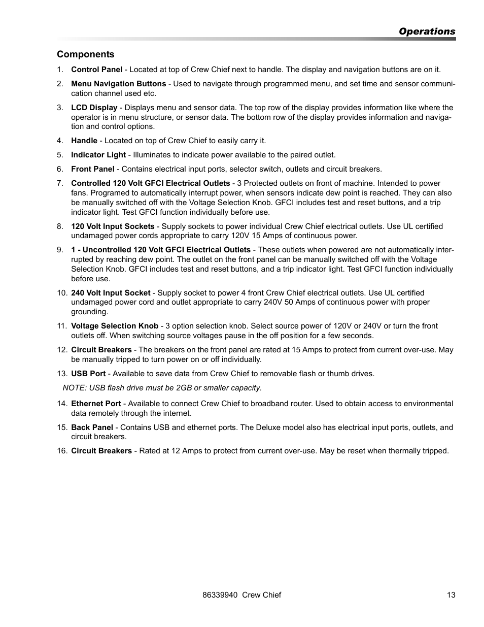 Prochem Crew Chief User Manual | Page 13 / 57