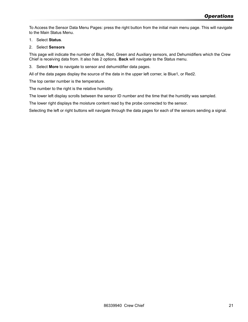 Prochem Crew Chief User Manual | Page 21 / 57