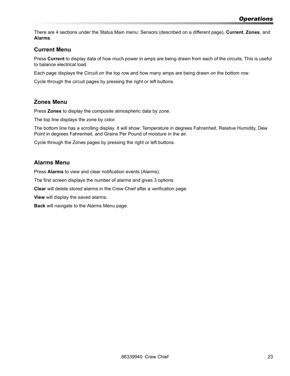Prochem Crew Chief User Manual | Page 23 / 57