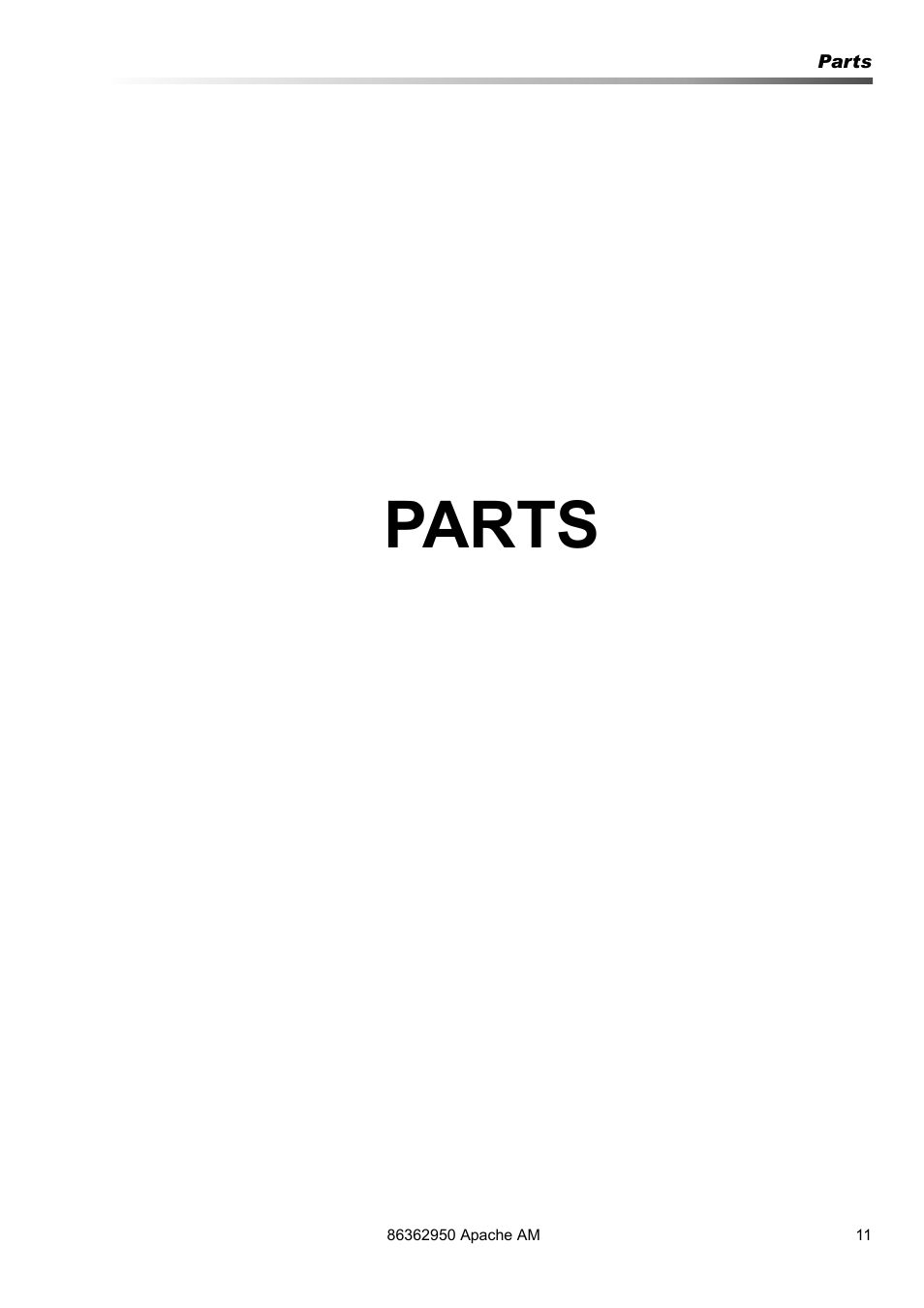 Parts | Prochem Apache Air Mover User Manual | Page 11 / 14