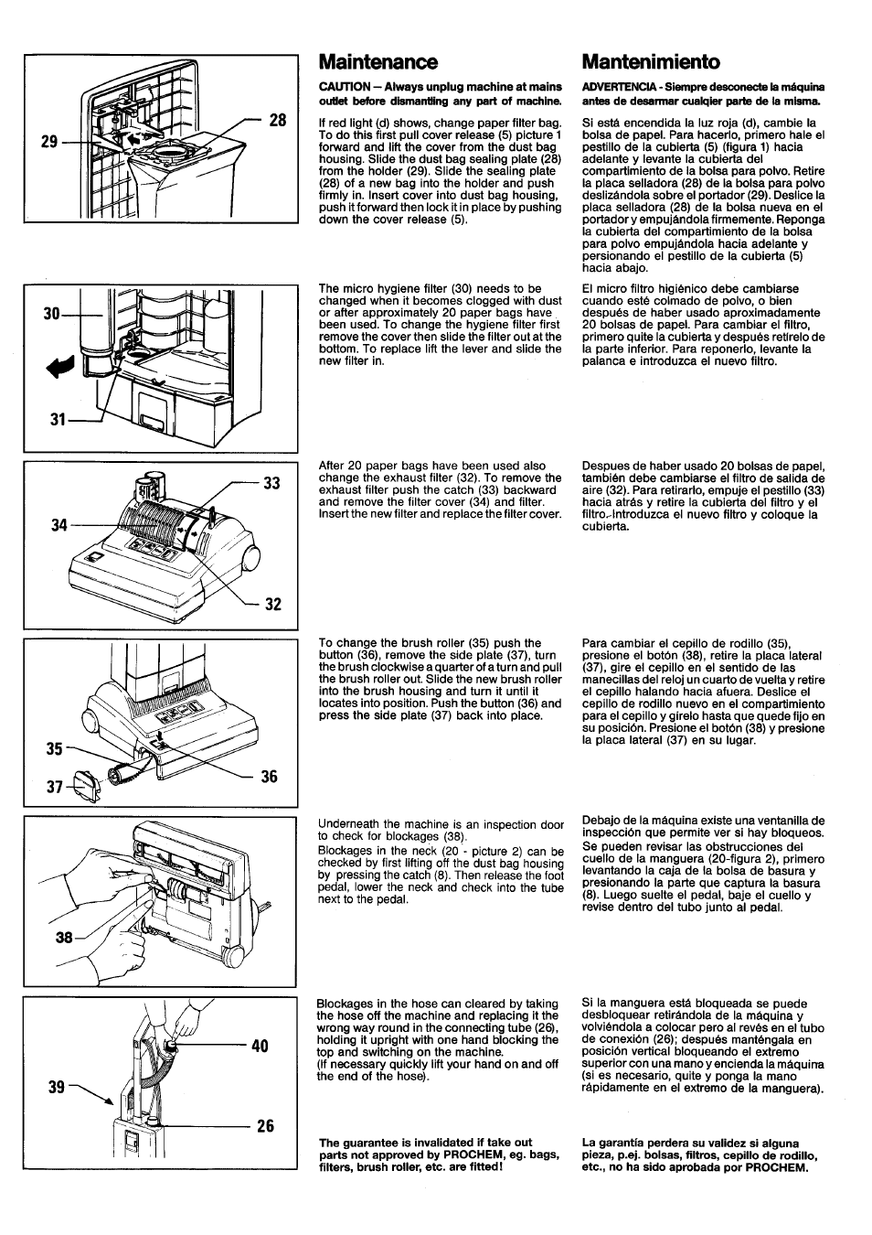 Prochem PV12 User Manual | Page 10 / 31