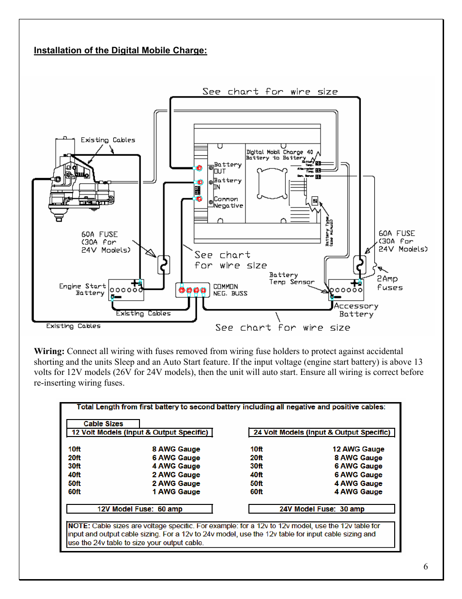 ProMariner Digital Mobile Charge Battery User Manual | Page 6 / 11