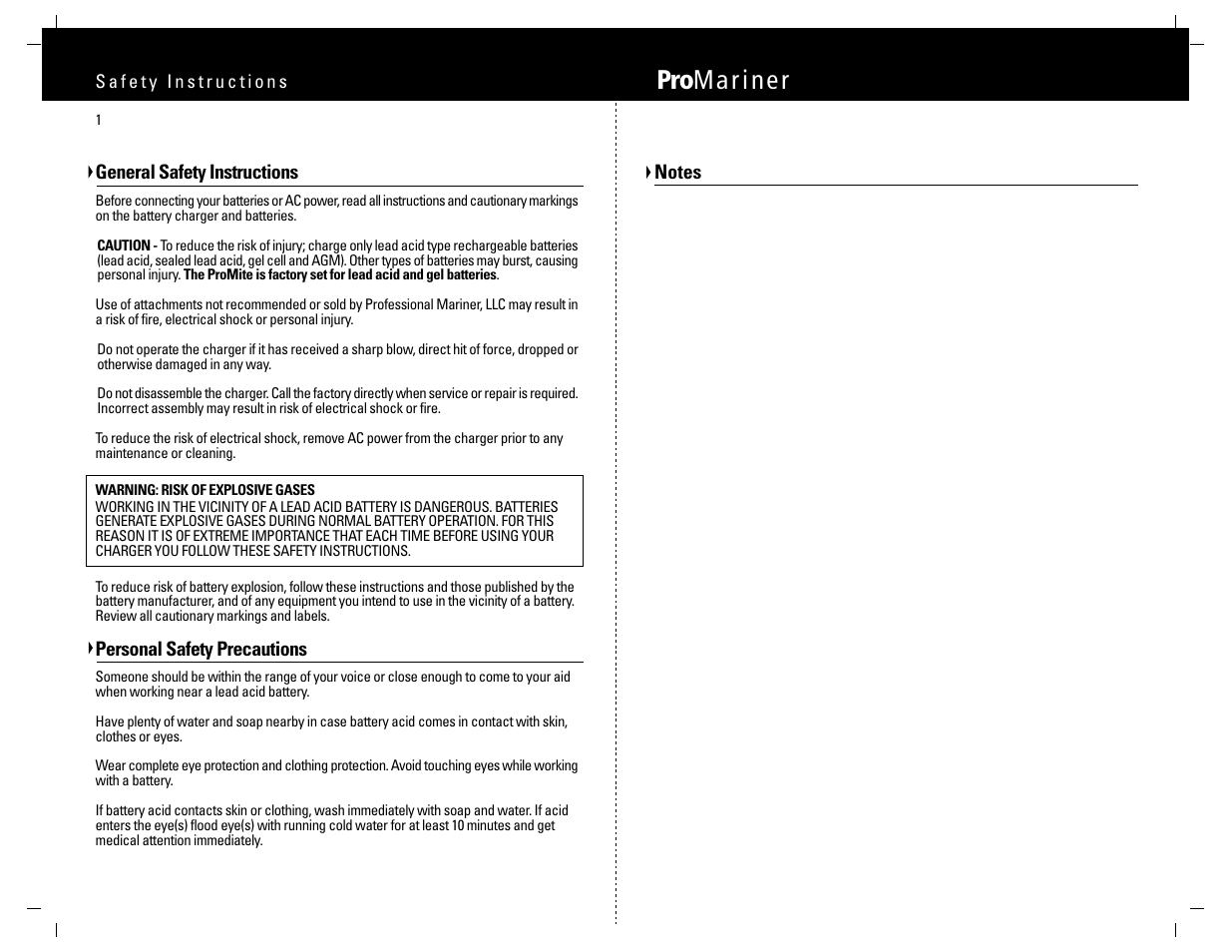 Pro ma r i ne r | ProMariner ProMite User Manual | Page 3 / 9