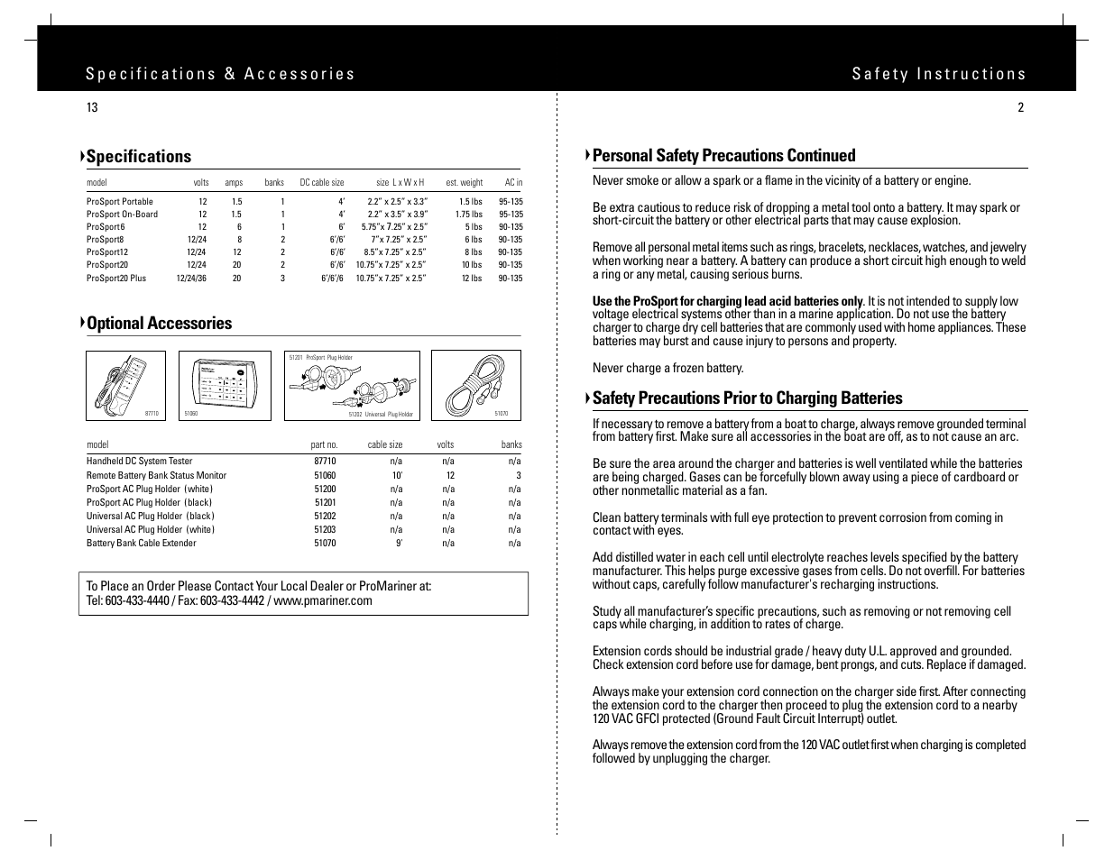 ProMariner ProSport User Manual | Page 4 / 9