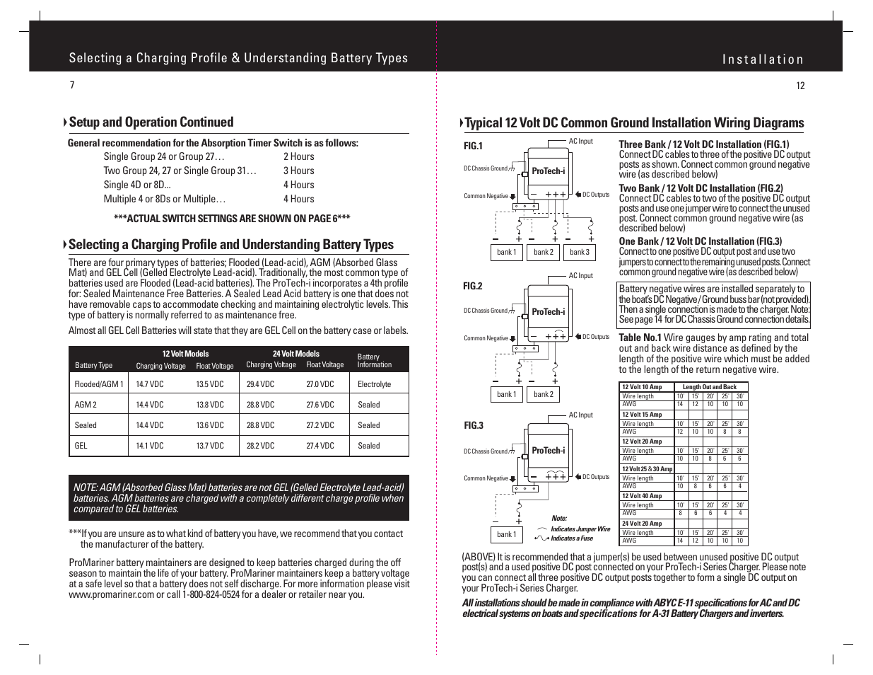 Setup and operation continued | ProMariner ProTech-i User Manual | Page 10 / 12