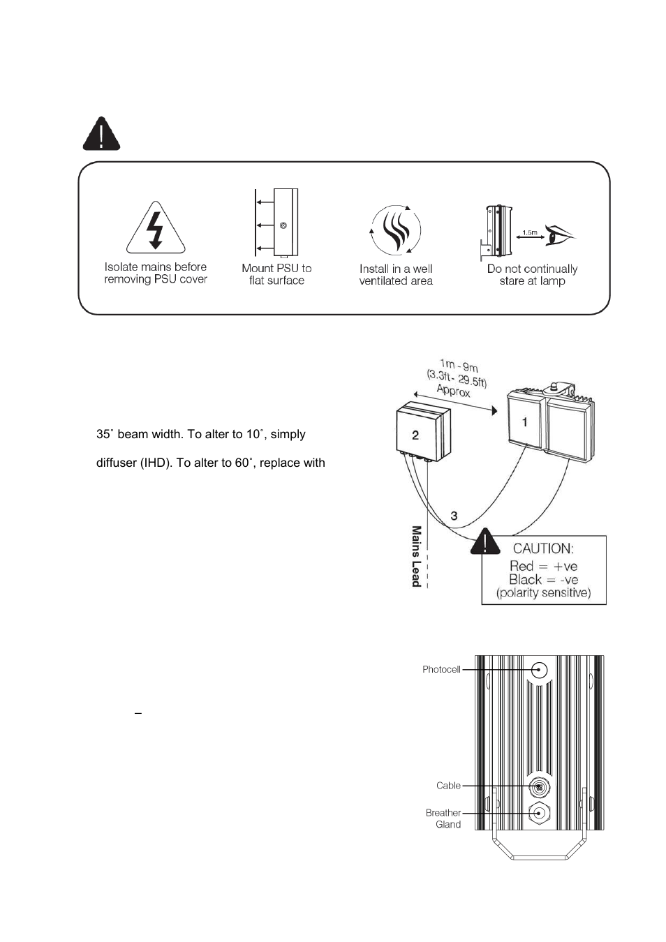 Installation, 2 mount psu, 3 connect illuminator to psu | Raytec VARIO PSU User Manual | Page 2 / 8