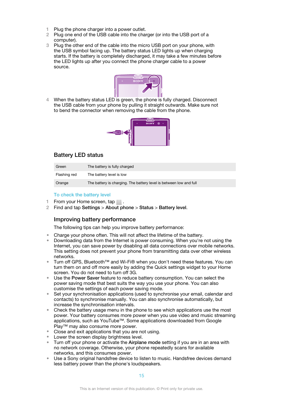 Sony Ericsson Xperia™ ion HSPA(LT28H) User Manual | Page 15 / 148