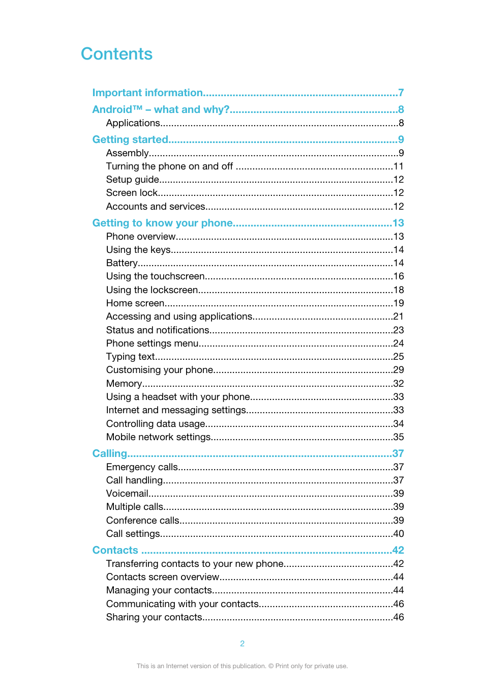 Sony Ericsson Xperia™ ion HSPA(LT28H) User Manual | Page 2 / 148