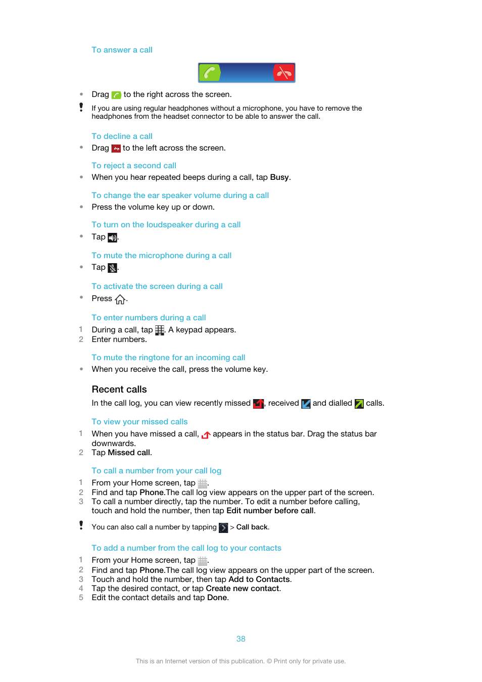 Sony Ericsson Xperia™ ion HSPA(LT28H) User Manual | Page 38 / 148