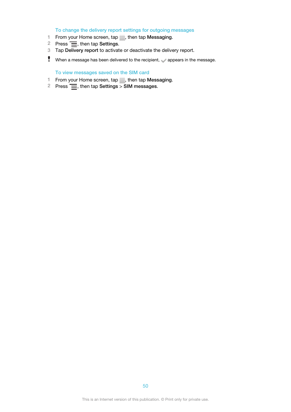 Sony Ericsson Xperia™ ion HSPA(LT28H) User Manual | Page 50 / 148