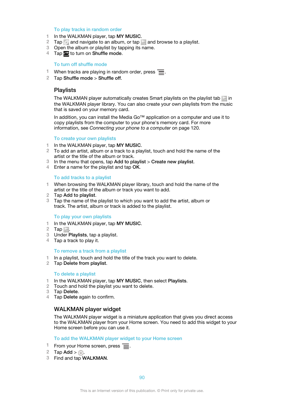 Sony Ericsson Xperia™ ion HSPA(LT28H) User Manual | Page 90 / 148