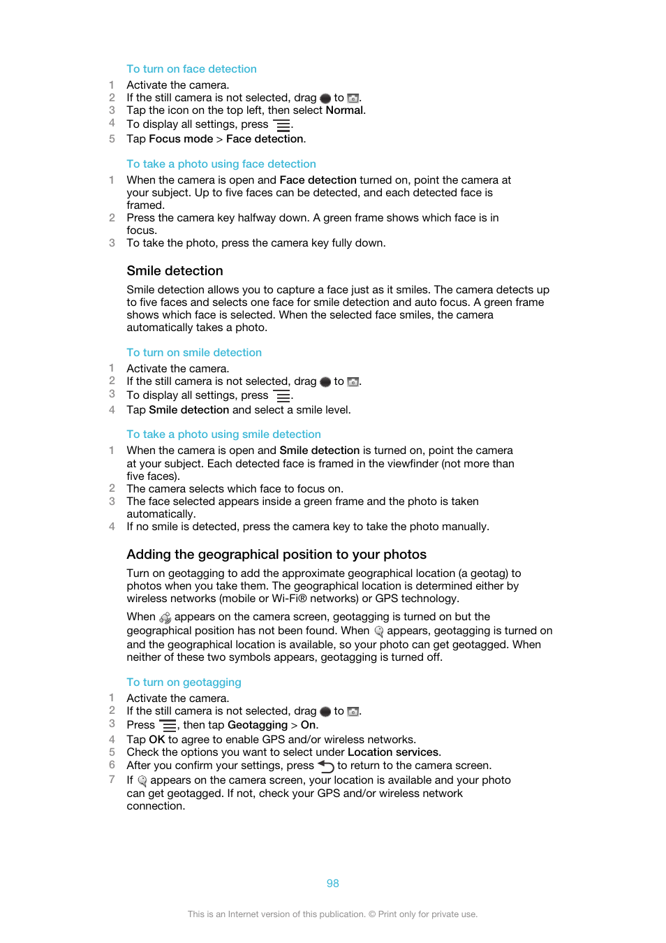 Sony Ericsson Xperia™ ion HSPA(LT28H) User Manual | Page 98 / 148