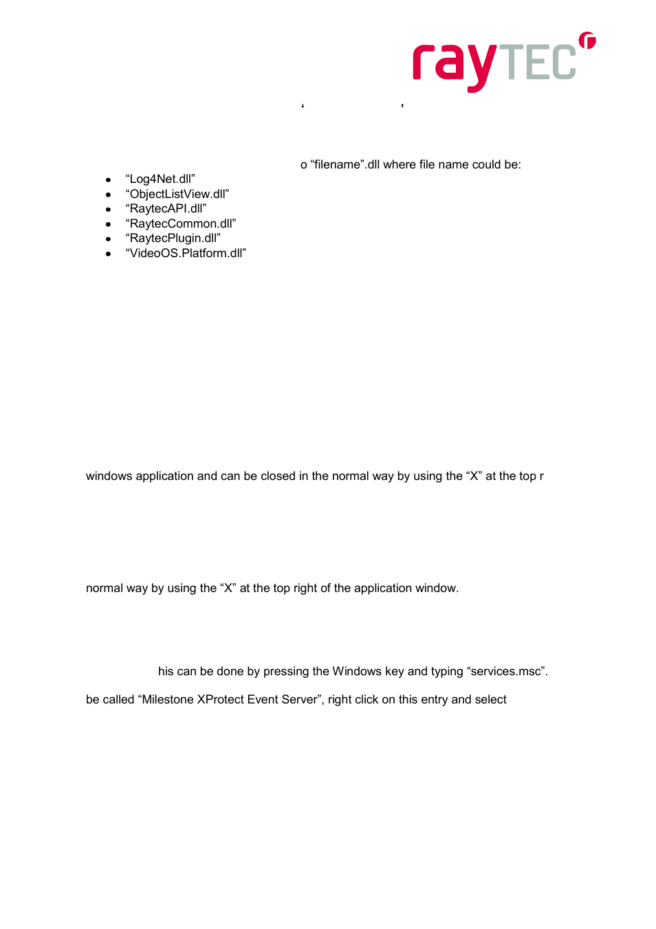 Raytec Milestone Plug-in User Manual | Page 32 / 34