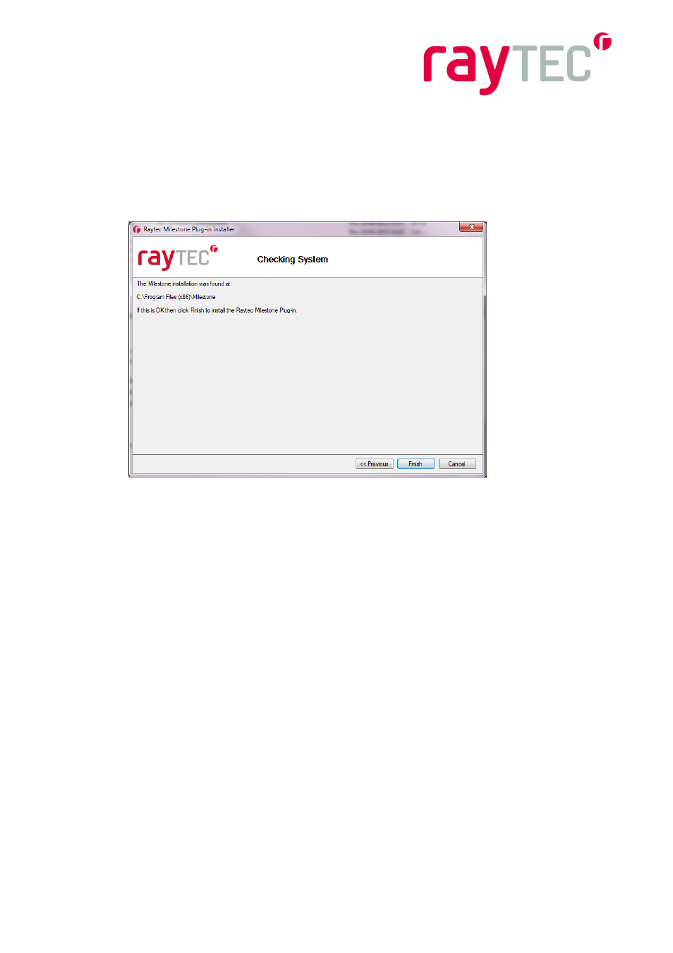 Raytec Milestone Plug-in User Manual | Page 7 / 34