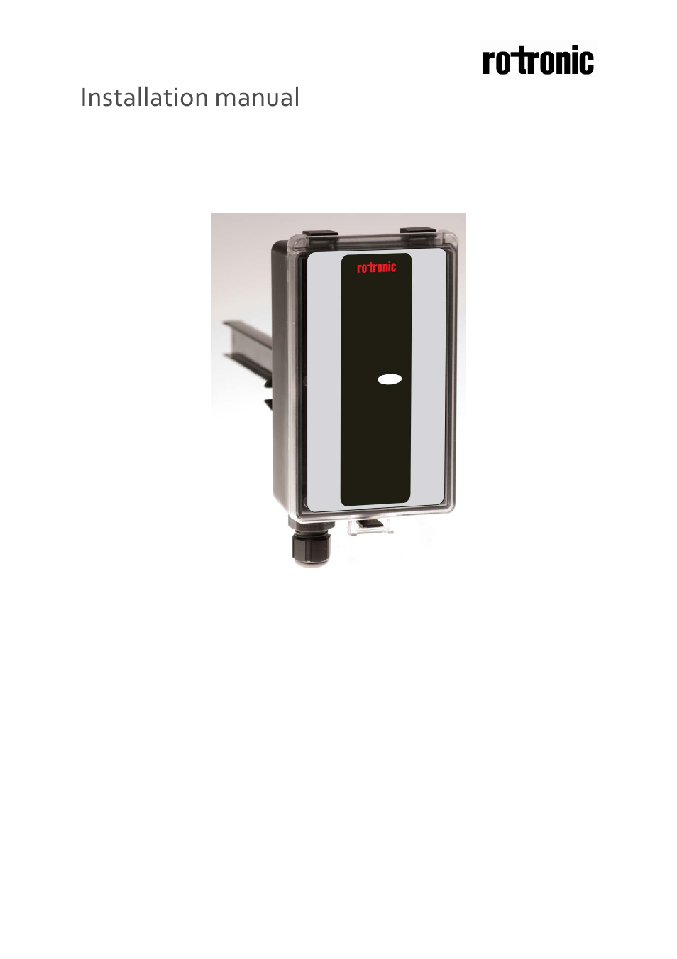 ROTRONIC CF3-D User Manual | 7 pages