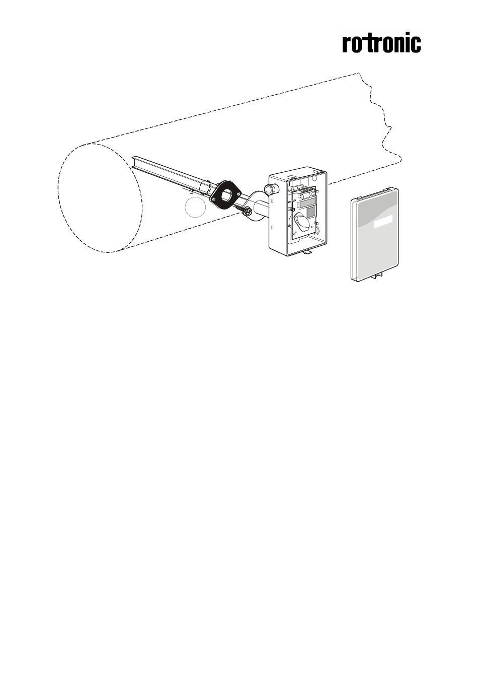 Mounting of, On to the duct, Mounting instruction | Cf3-d | ROTRONIC CF3-D User Manual | Page 3 / 7