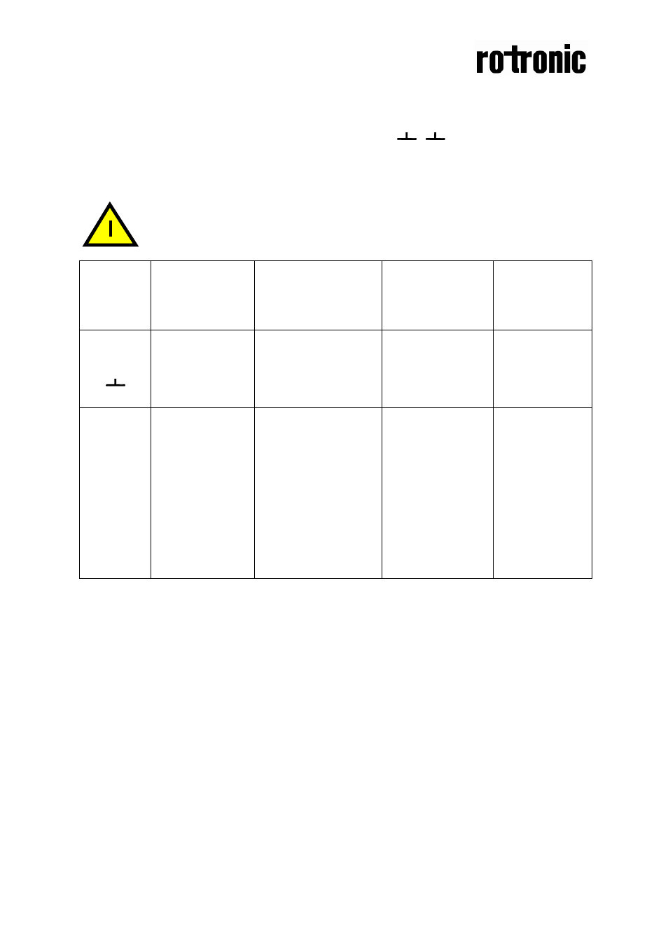 Electrical connections | ROTRONIC CF3-D User Manual | Page 4 / 7