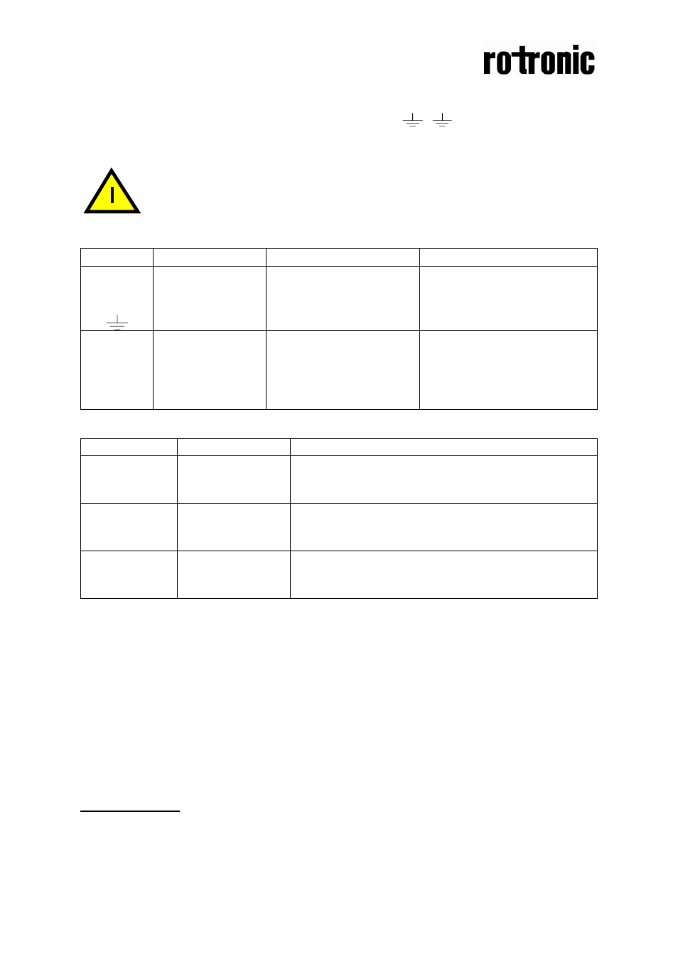 Self-diagnostics, Maintenance, Electrical connections | ROTRONIC CF3-W-US-FLI User Manual | Page 3 / 4