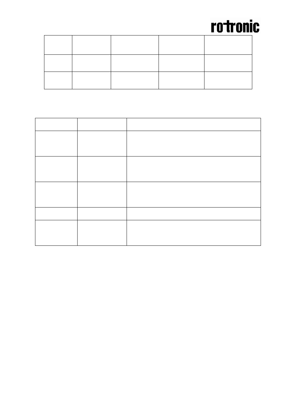 Default output range, Formulas for calculation of output values, Output configurations | ROTRONIC CF5 User Manual | Page 2 / 7