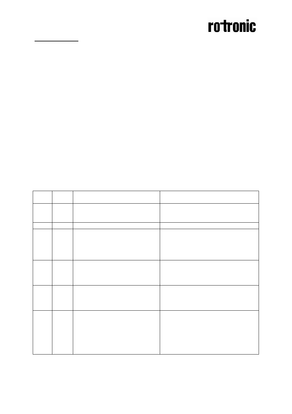 Self-diagnostics, See note 1, Error code and action plan | ROTRONIC CF8-W-Disp-CO User Manual | Page 14 / 16