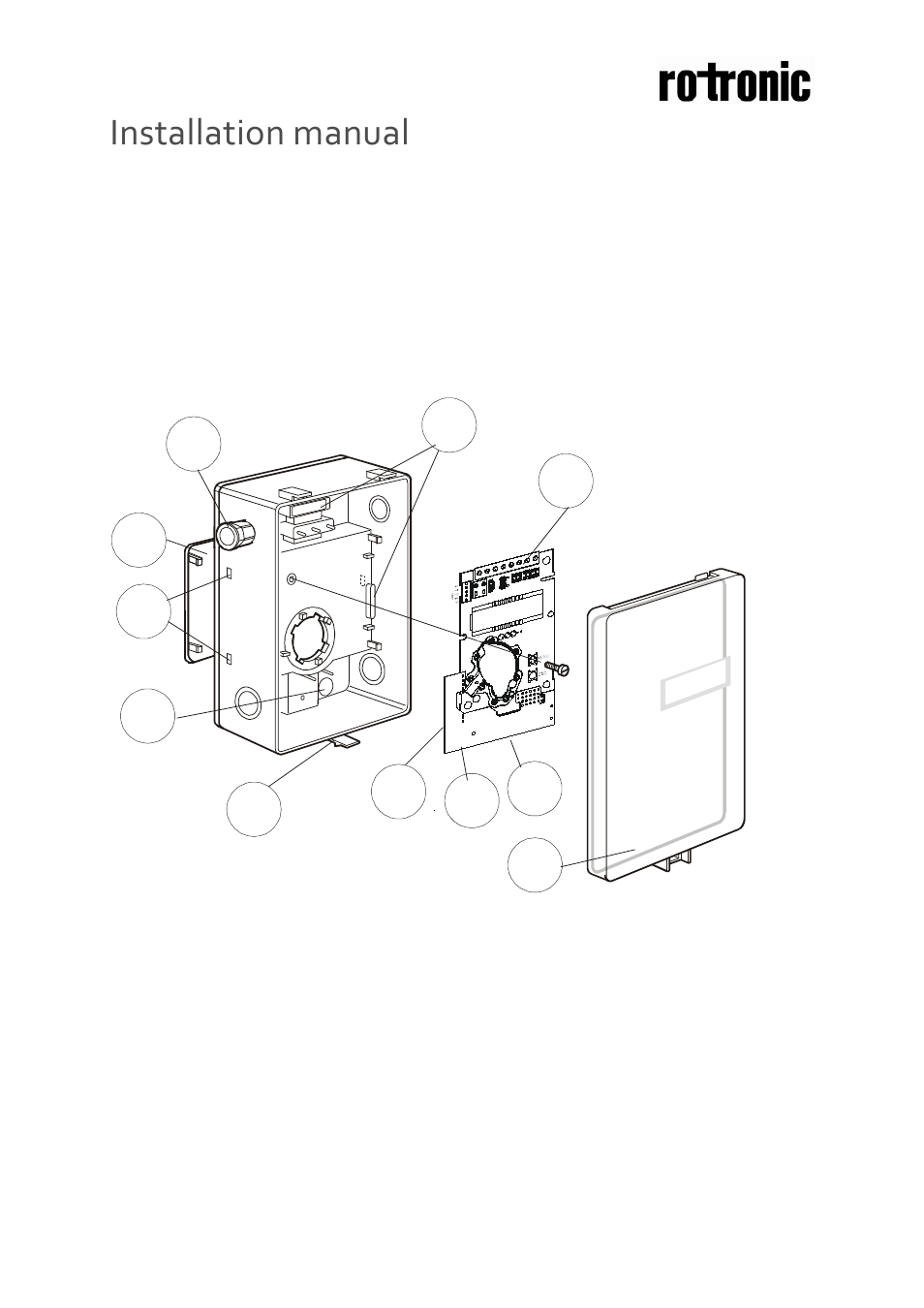 ROTRONIC CF8-W-Disp-CO User Manual | 4 pages