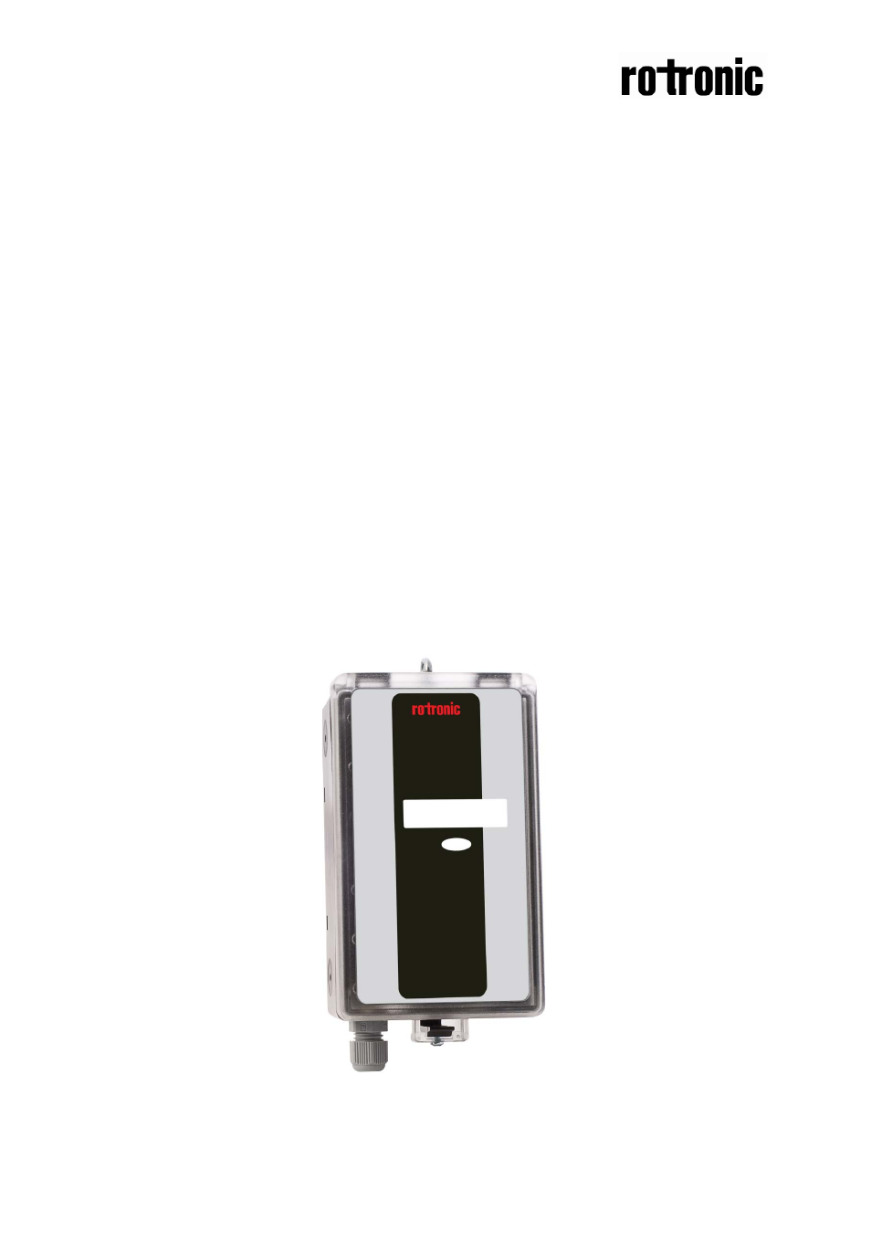 ROTRONIC CF8-W-Disp-GH User Manual | 7 pages