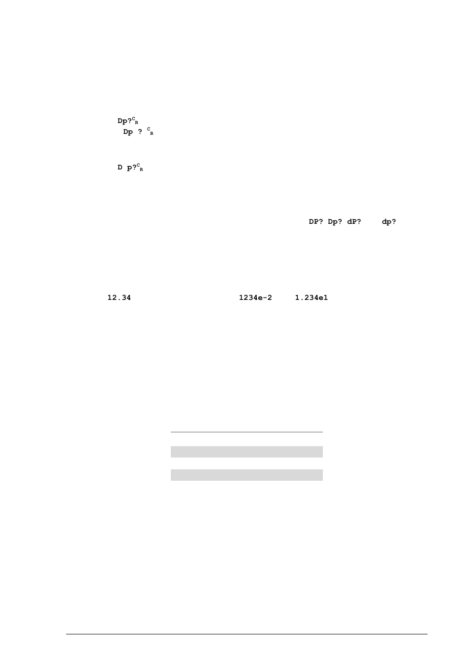 Leading and trailing spaces, Case sensitivity, Numerical values | ROTRONIC MBW 473 User Manual | Page 41 / 53