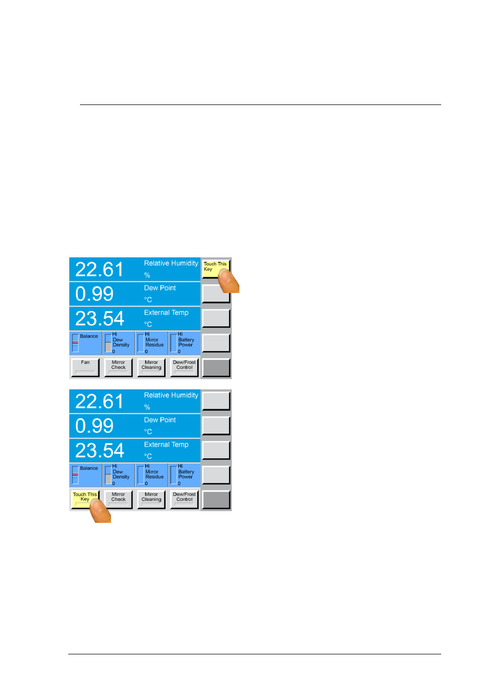 Maintenance, Calibrate the touch screen, 7 maintenance | 1 calibrate the touch screen | ROTRONIC MBW 473 User Manual | Page 43 / 53